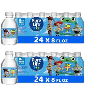 Purified Bottled Water, 48 Pack 8fl Oz (Option: WATER)
